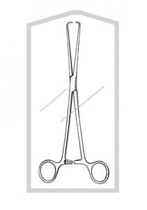 Sklar Econo Sterile Schroeder Tenaculum Forceps - Disposable Tenaculum Forceps, 9.5" - 96-2624
