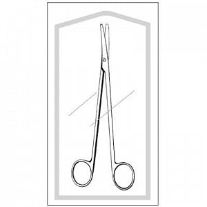 Sklar Econo Sterile Metzenbaum Dissecting Scisssors - METZEN STERILE SCISS 7" CRV 25 - 96-2682