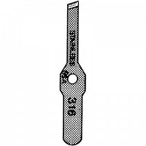 Sklar Specialty Scalpel Blades #316 - Straight Edge Blade, Nonsterile, #316 - 97-1420