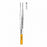 Sklar DeBakey Atraumatic Forceps - DeBakey Tungsten Carbide Atraumatic Forceps, 8" with 2.7 mm Tips - 97-1541