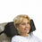Skil-Care Cushioned Headrests for Use with Reclining Wheelchairs - Easy Release Strap Headrest, 3-3/4" - 703116