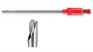 Stryker Formula Arthroscopy Blade with Six-Flute Barrel Bur - Formula Barrel Bur 6-Flute Formula Arthroscopy Blade, 5.0 mm - 0375-951-100