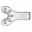 Stryker Micro Sagittal Saw Blades - Micro Saw Blade, 11.5 mm x 5.5 mm x 0.51 mm - 2296-33-410