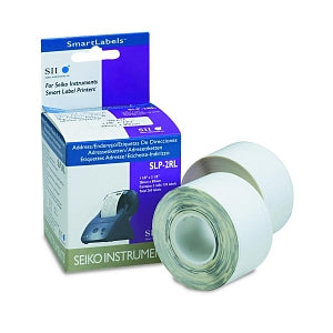 Seiko Self-Adhesive Wide Shipping Labels - Self-Adhesive Address Labels, White, 1-1/8" x 3-1/2", 260/Box - SLP-2RL