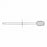Stryker Barrel Burs - Sterile Surgical Barrel Bur, 14-Flute, 6.1 x 10.3 x 54 mm - 1608002001