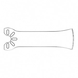 Stryker Surgical Saw Blades - Long Blade, 34.5 x 13 x 0.38 mm - 2296-003-506