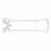 Stryker Surgical Saw Blades - Long Blade, 34.5 x 13 x 0.38 mm - 2296-003-506