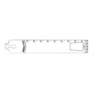 Stryker Sagittal Saw Blades - Sagittal Saw Blade, 0.97 mm x 18 mm x 90 mm - 6118-097-090