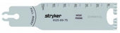 Stryker Sagittal Saw Blades - Sagittal Saw Blade, 25 mm x 1.19 mm x 90 mm - 6125-119-090