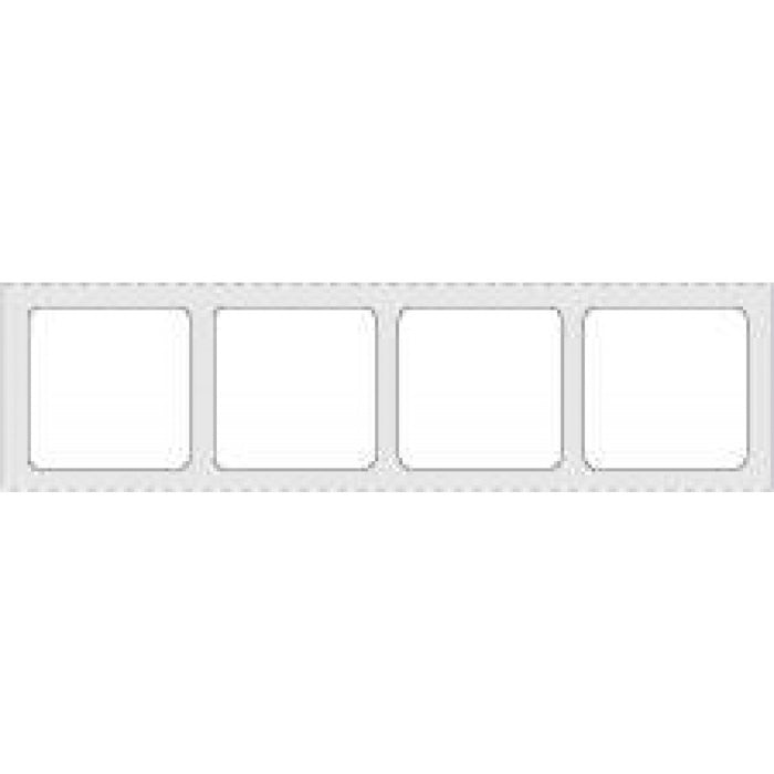Slide Label Thermal Transfer Synthetic Permanent 4 3" Core 7/8" X 7/8" White 20000 Per Roll