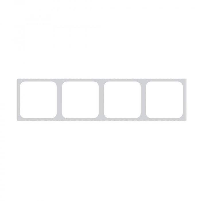 Slide Label Direct Thermal Paper Permanent 4 1" Core 7/8" X 7/8" White 10000 Per Roll