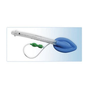 Salter Labs Laryngeal Inflation Masks - Silicone / Wire Laryngeal Mask with Inflation Syringe, Size 2 - 1037220