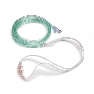 Salter Labs Piggyback CO2 and O2 Cannulas - Piggyback Adult Capnography Nasal Cannula, Male Luer Style, 7' O2 and 7' CO2 - 4002-7-7-25