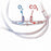 Salter Labs ETCO2 Divided Sampling Cannulas - Divided Oral / Nasal Cannula, Pediatric, Female Luer Lock Connector, 7' O2/CO2 - 4797F-7-7-10