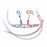 Salter Labs Divided CO2 Sampling / O2 Delivery Cannula - CANNULA, O2/ETCO2 , ORAL / NASAL, 2' O2 LINE - 4MSF1-0-13-25