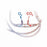 Salter Labs Divided CO2 Sampling / O2 Delivery Cannula - Divided Nasal and Oral Cannula, Size Adult - 4MSF1-0-6-100