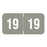 Color: Gray Dimensions: 1-1/2" X 3/4" Before Folding Permanent Adhesive Quantity: 500/Roll