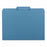 Smead Letter Size 1/3 Cut Interior File Folders - Interior File Folders, 11 pt. Stock, 1/3 Cut Top Tab, Letter, Blue - 10239