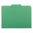 Smead Letter Size 1/3 Cut Interior File Folders - Interior File Folders, 11 pt. Stock, 1/3 Cut Top Tab, Letter, Green - 10247