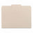 Smead Letter Size 1/3 Cut Interior File Folders - Interior File Folders, 11 pt. Stock, 1/3 Cut Top Tab, Letter, Gray - 10251