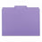 Smead Letter Size 1/3 Cut Interior File Folders - Interior File Folders, 11 pt. Stock, 1/3 Cut Top Tab, Letter, Purple - 10283