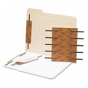 Smead Manufacturing Co. Self-Adhesive Reinforced Metal Fastener - 2" Capacity Self-Adhesive Reinforced Metal Folder Fasteners - 68215