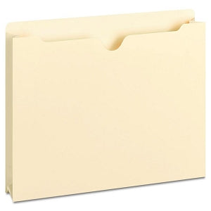 Smead Manila File Jackets - Manila 2" Expanding Thumb Cut File Jackets with Reinforced Tab, Letter Size, 11-3/4" x 9-1/2" - 75560