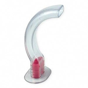 SunMed Color-Coded Guedel Airways - Disposable Guedel Oral Airway, Red, Large Adult, 100 mm - 1-5010-05