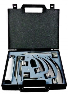 SunMed F / O English Profile 7 Blades - SET, LARYNGOSCOPE, 4 MIL, 3 MAC, HANDLE - 5-5062-47