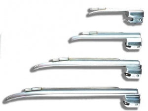 SunMed Cranwall American Profile Bladess - Laryngoscope Blade, Medium Adult, 195 mm x 8 mm - 5-5063-03