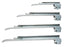 SunMed English Profile Miller Blades - BLADE, LARYNGOSCOPE, MILLER, ENGLISH, SZ 0 - 5-5861-00