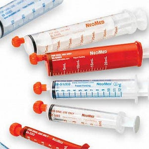 NedMed Clear Oral Dispenser with Blue Gradient Markings - Clear Oral Dispenser with Blue Gradient Mark, 6 mL - BB-S6EO