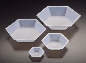 Simport Scientific Hexagonal Anti-Static Weighing Dish - Hexagonal Anti-Static Weighing Dish, 355 mL, 130 mm x 95 mm x 30 mm - D252-4