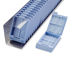 Simport Swingsette Biopsy Processing / Embedding Cassettes - Swingsette Biopsy Cassette in QuickLoad Sleeve, Tan - M518-8SL