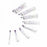 NeoMed Sterile Enteral Syringes & Dispensers - Sterile Oral Enteral Syringe, Enfit, Purple, 1 mL - PNM-S1EO