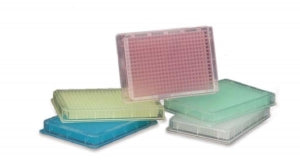 Simport Scientific Deep Well Plates - DEEP WELL 384, TITER PLATE, PP, 120UL, GREEN - T110-100G