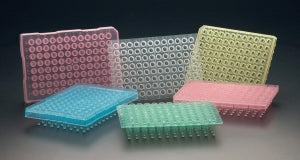 Simport Scientific Amplate - Amplate Wells Flex Plate, 96 Wells, Polypropylene, Blue - T323-96B