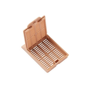 Simport Scientific Histosette II Tissue Cassettes for Leica / Sakura Printers - CASSETTE, TISSUE, HISTO, 45 DEG, STACK, TAN - M492-8T