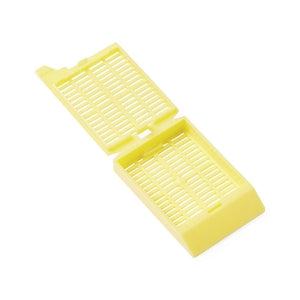 Simport Unisette Tissue Cassettes for Leica / Sakura Printers - CASSETTE, UNI, TISSUE, 35 DEG, STACK, YELLOW - M505-5T