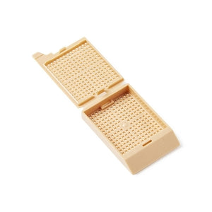 Simport Unisette Biopsy Cassettes for Leica / Sakura Printers - CASSETTE, UNI, BIOPSY, 35 DEG, STACK, TAN - M506-8T