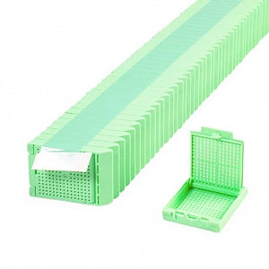 Simport Scientific Slimsette Biopsy Cassettes - CASSETTE, BIOPSY, QUICKLOAD, STACK, GREEN - M510-4T