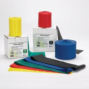Theraband Resistance Bands - 50 yd. TheraBand Resistance Band in Intermediate Black, 7.3 lb. Resistance - 566170
