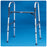 I-Class Heavy-Duty Paddle Walker by Invacare