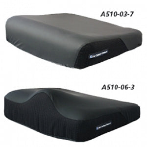 Comfort Co SupportPro Wedge Cushions - Wheelchair Wedge Cushion, Round Bottom with Pommel, 18 x 18 - A510063 - 1 Each / Each