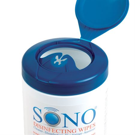 SONO Ultrasound Wipes Flat Pack - 7" x 10" - 50/pk, 12pk/Case