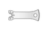 Microaire Surgical Oscillating Blades - BLADE\, OSCILLATING, 16.5MMX34.5MMX0.51MM - SP-104A