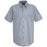 Vf Workwear-Div / Vf Imagewear (W) Long Sleeve Patterned Industrial Work Shirts - Men's Long-Sleeve Industrial Work Shirt, Light Blue with Navy Stripes, Size 5XL - SP20BB5XL