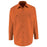VF Imagewear Long Sleeve Industrial Work Shirts - Men's 65% Poly/35% Cotton Long-Sleeve Industrial Work Shirt, Orange, Size S - SP14ORS