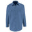 VF Imagewear Long Sleeve Industrial Work Shirts - Men's 65% Poly/35% Cotton Long-Sleeve Industrial Work Shirt, Postman Blue, Size M - SP14PBM