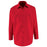 VF Imagewear Long Sleeve Industrial Work Shirts - Men's 65% Poly/35% Cotton Long-Sleeve Industrial Work Shirt, Red, Size XL - SP14RDXL